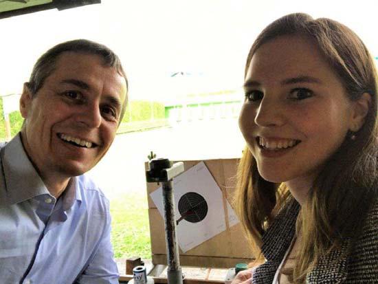 Ignazio Cassis mit Monika Hurschler