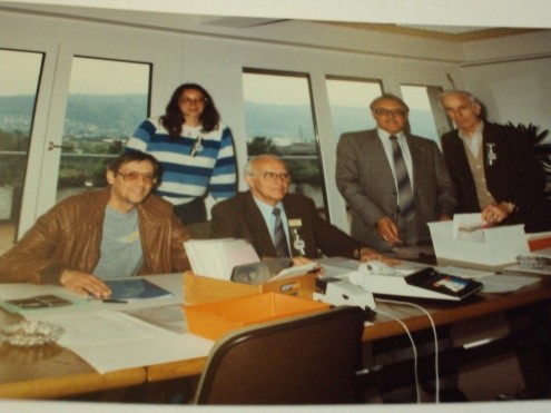 Bruno Rüegg, Käthi Rüegg, Josef Burri, Willy Scherer, Armin Hofstetter