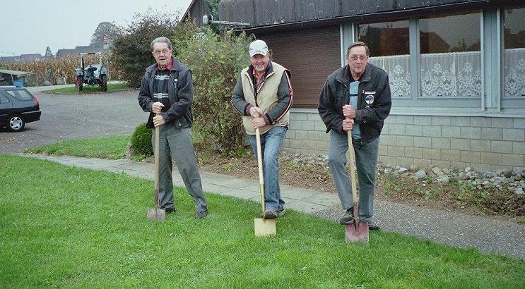Toni Rüegg, Jakob Schmid, Bruno Rüegg
